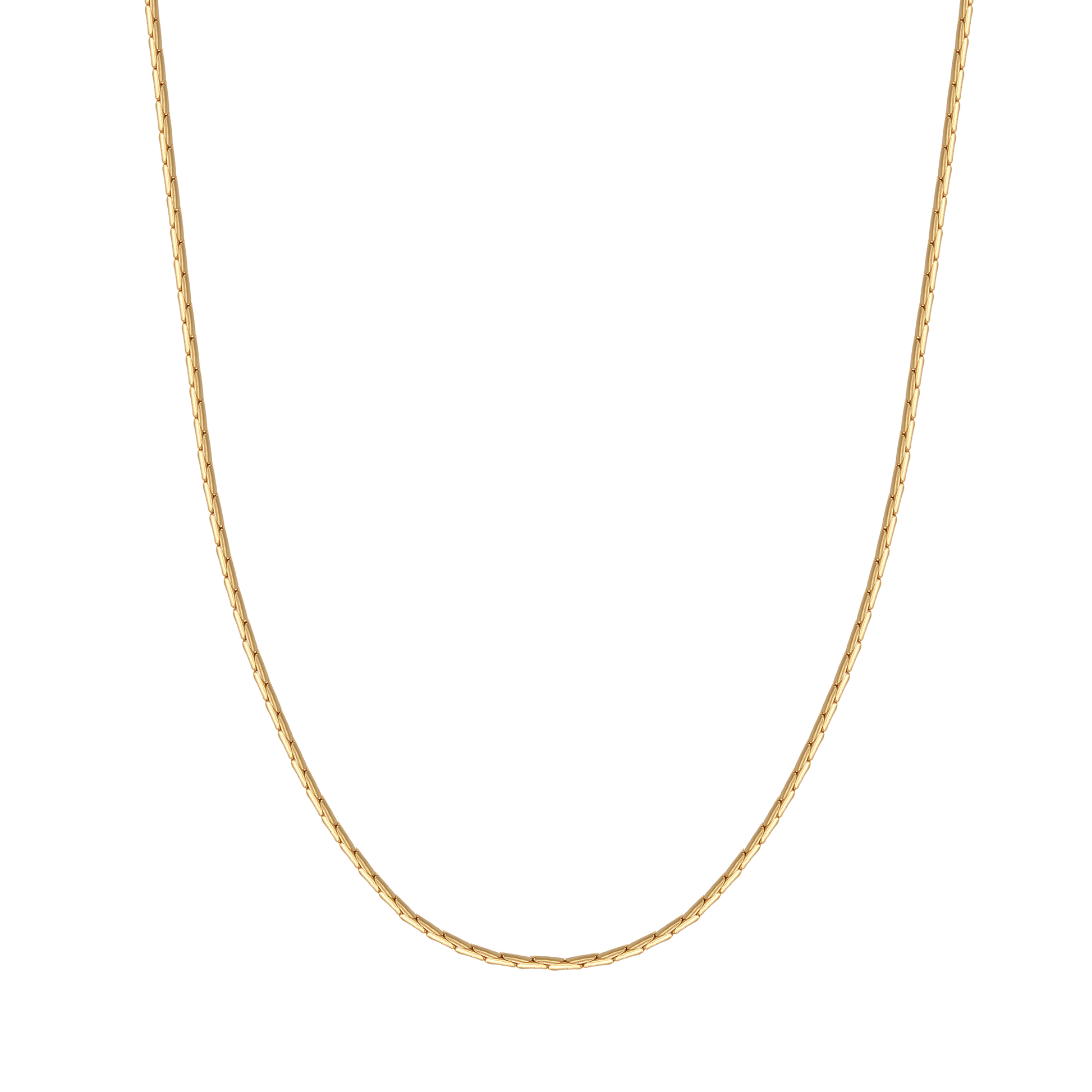 Gold Sterling Silver Chain Necklace